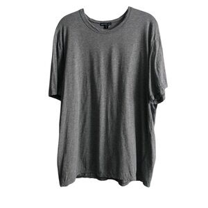 James Perse Charcoal Gray Short Sleeve Crew Tee Made in Japan Size XL
